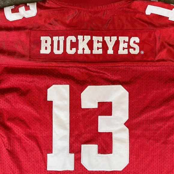 Ohio State Buckeyes vintage red and white jersey - Picture 4 of 7